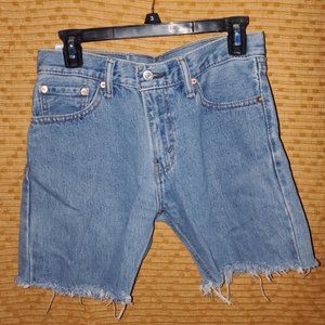 Levi Strauss 505 Long Jean Shorts w29 l30